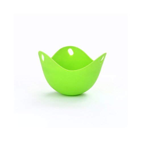 Di sicurezza in silicone uovo fornello Bracconaggio Cuoco Stampo Da Cucina Accessori pancake Uovo Stampo Strumento di Cottura Ciotola di Plastica Uovo in camicia Strumento: verde