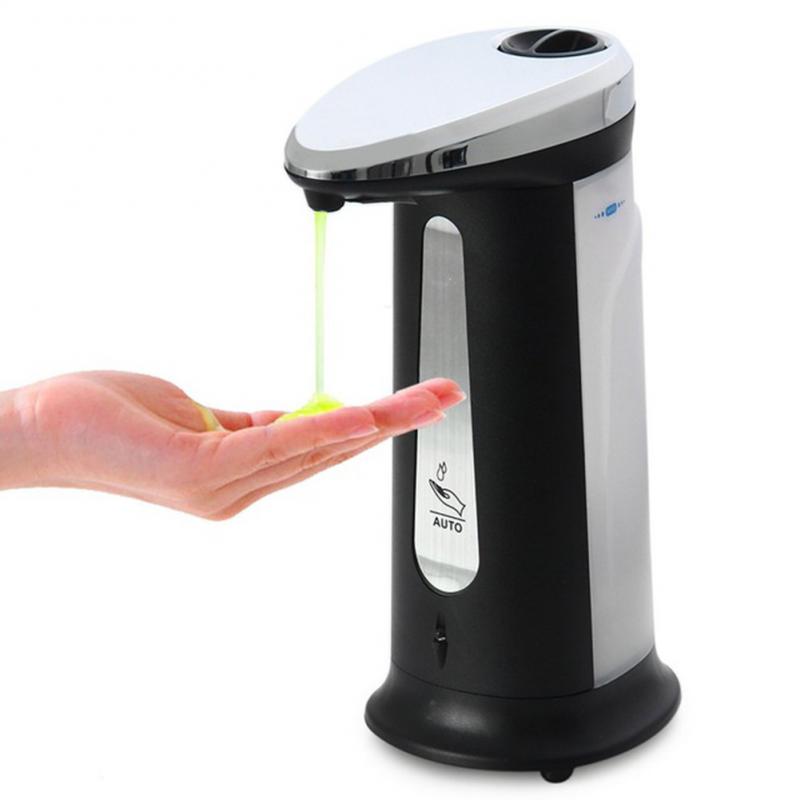 Zeepdispenser 400Ml Automatische Smart Sensor Touchless Abs Gegalvaniseerd Sanitizer Dispensador Fles Voor Keuken Badkamer