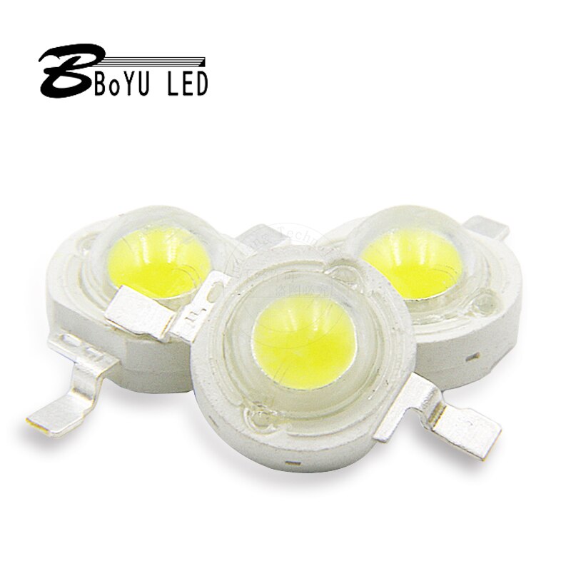 High-power LED lumen lamp beads 1-3-5W cool white (8000-10000K) LED diode chip flashlight stage light LED lumen lamp beads