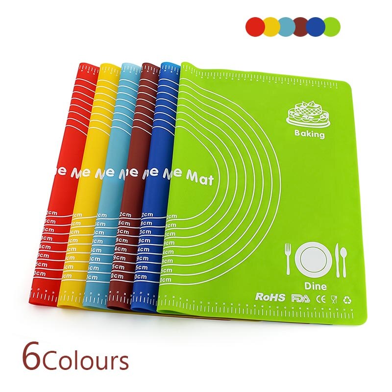 TEENRA-tapis de pâtisserie en Silicone, tapis de cuisson antiadhésif de grande taille, tapis de pâte à rouler, ustensiles de cuisson