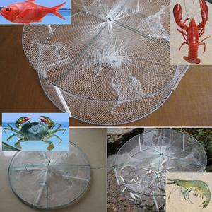 Large white shrimp net round fish net fishing net lobster river shrimp net fishing supplies