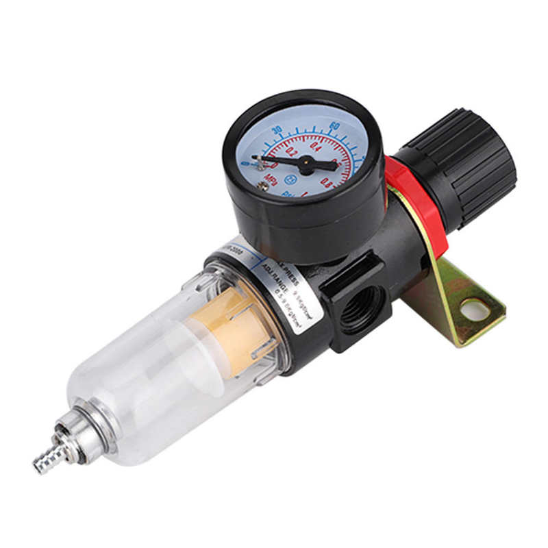 Druckluft-Öl-Wasserabscheider AFR2000 1/4 Zoll – Filterregler Mit Manometer, 0,5-9,0 Kgf/cm², Für Kompressor & Luftwerkzeuge