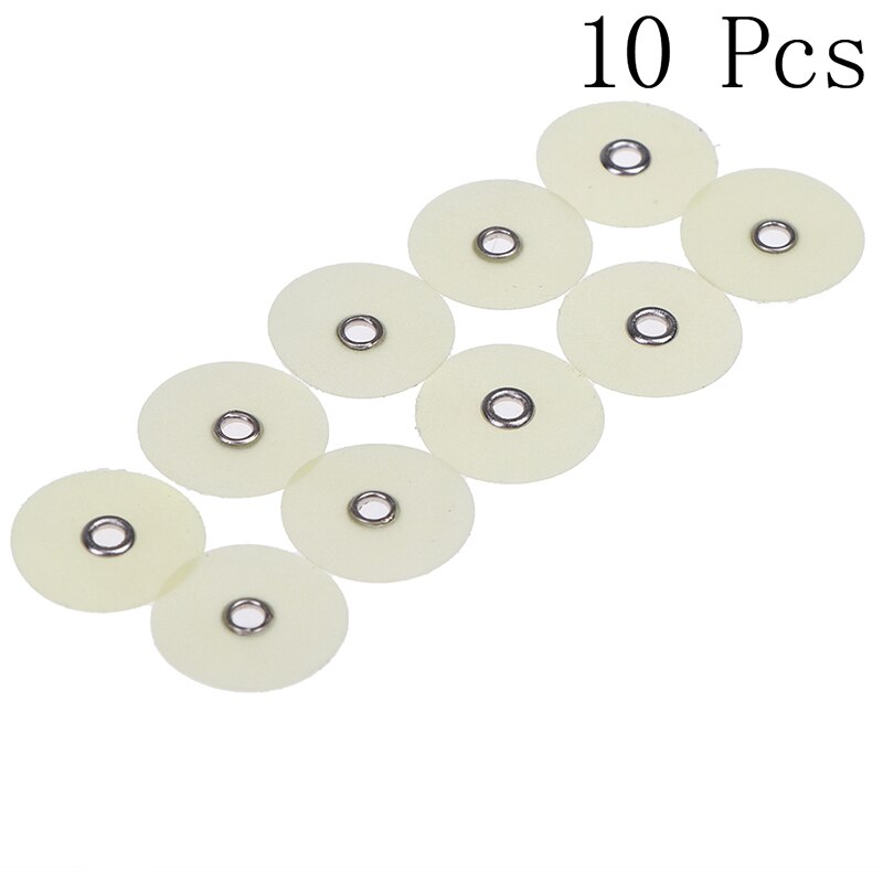 Disques de polissage et de finition dentaires, 10/40 pièces, réduction brute, jeu de bandes de mandrin, matériaux de polissage dentaire: YL10