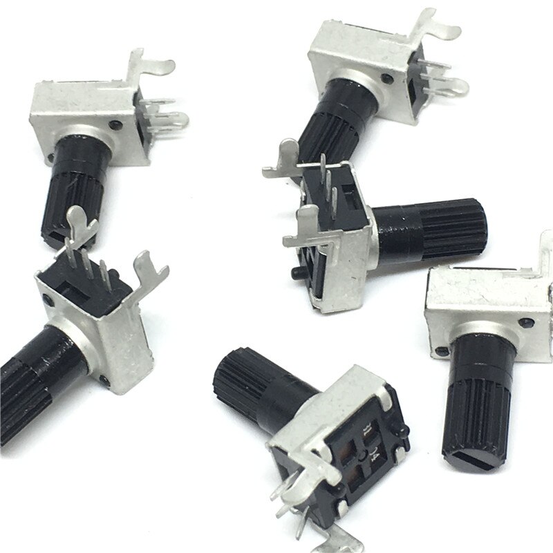 10 stks x RV09 verticale 12.5mm As 5 k 10 k 50 k 100 k 0932 Verstelbare Weerstand 9 type 3Pin Seal Potentiometer