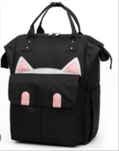 Bleiepose usb oppvarmingsflaske varmere mamma bleie ryggsekk stor kapasitet mumie bag til vinterreiser: Ingen usb svart