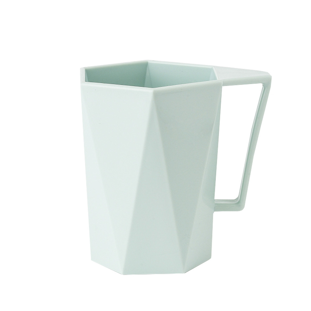 Geometric Black White Mug Simple Cup With Personality Bottle Milk Juice Coffee Mug Tea Cups Water Mugs Easy To Carry canecas: Mint Green