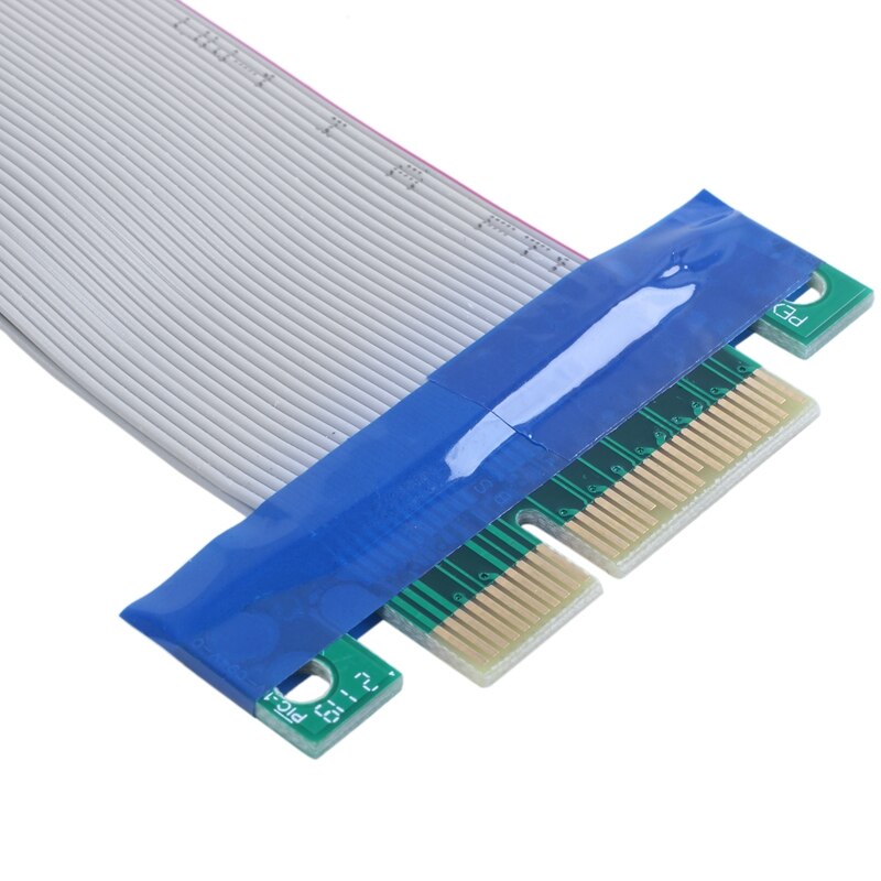 PCI-E 4X Slot Riser Card Extension Flexible Flex Relocate Cable