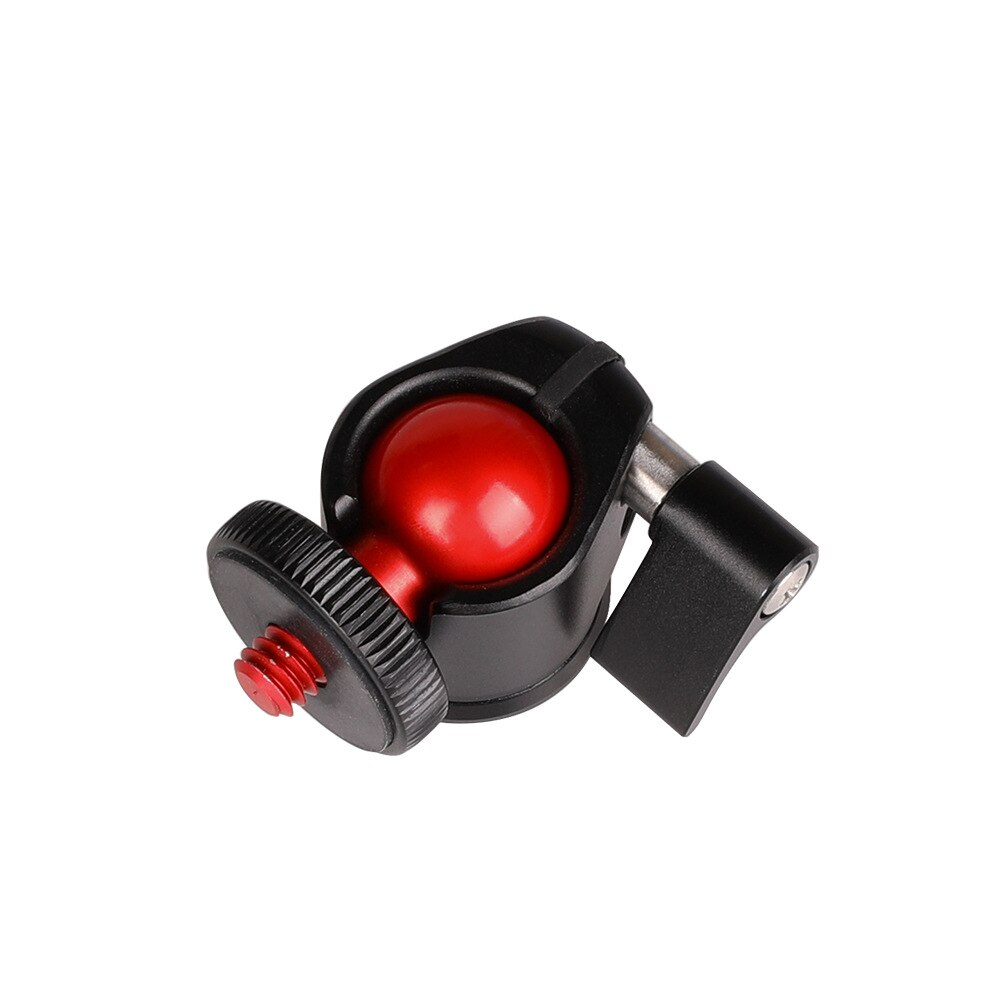 Mini trípode giratorio de 360 grados, adaptador de soporte de sobremesa, cámara DSLR, soporte de bola de vídeo, carga máxima de 2kg, cabezal panorámico