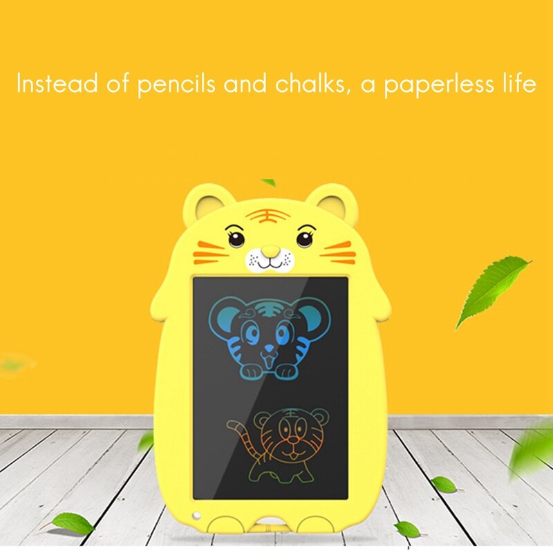 Cartoon LCD Handwriting Board Cartoon Tiger Hand-Painted Board Children's Drawing Board Drawing Board