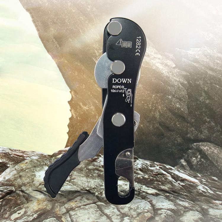 Kiipeily pysäkki laskeutuminen kalliokiipeily laskeutumislaite pysäytä kahva-ohjaus laskeutumislaite alamäkeen laskeutuminen rappelling: Default Title