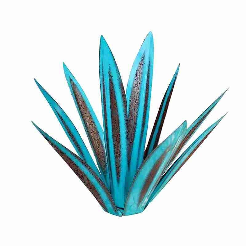 Tequila – Sculpture rustique en métal pour décoration de maison, bricolage, jardin, maison, cour, feuilles d'extérieur, 9 pièces, Y4L8