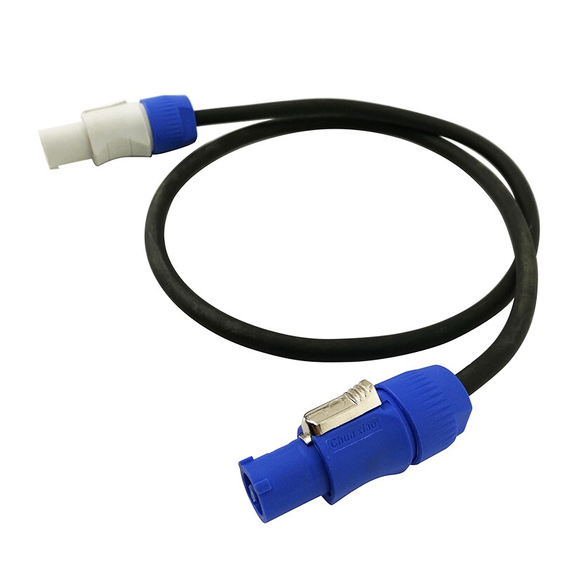 Powercon Connector Stekker Connector Blauw/Wit Voor Led Par \ Moving Head Led Power Cable Plug Socket