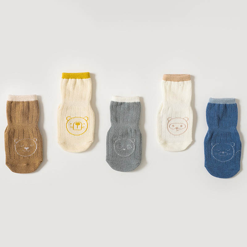 Peuter Cartoon Sokken Met Rubberen Zolen Antislip Voor Peuters Kids Sokken Baby Jongens Sok Schoenen Warme Zuigelingen Meisje herfst Winter