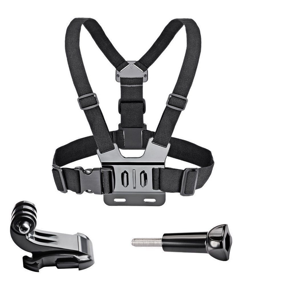 Borst Strap Mount Riem Voor Gopro Hero 7 6 5 Xiaomi Yi 4K Action Camera Borst Mount Harness Voor gopro Sjcam SJ4000 Sport Cam Fix: Default Title
