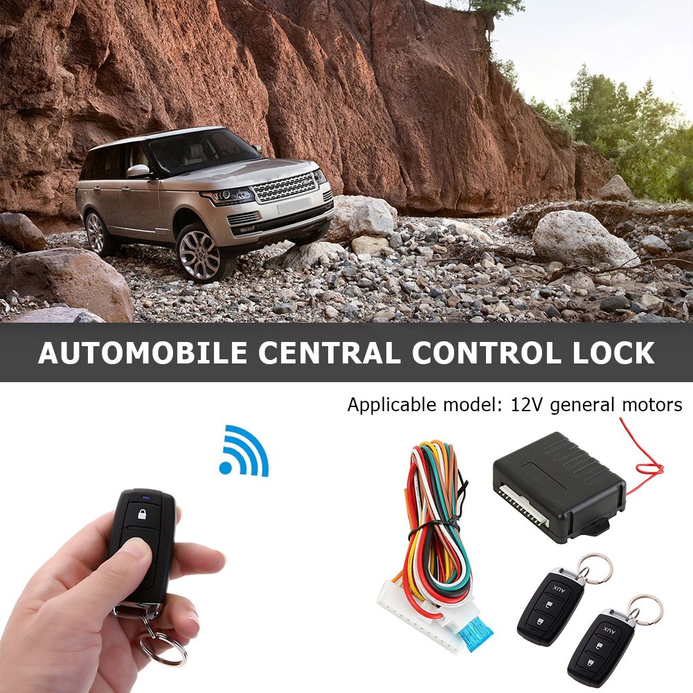 Auto Centrale Deurvergrendeling Locking Kit Keyless Entry Alarmsysteem 410/T245 Voor Outdoor Persoonlijke Auto Onderdelen Decoratie