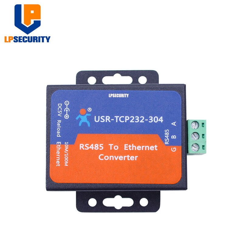 LPSECURITY Data Transmission RS485 Serial to Ethernet Converter, USR-TCP232-304