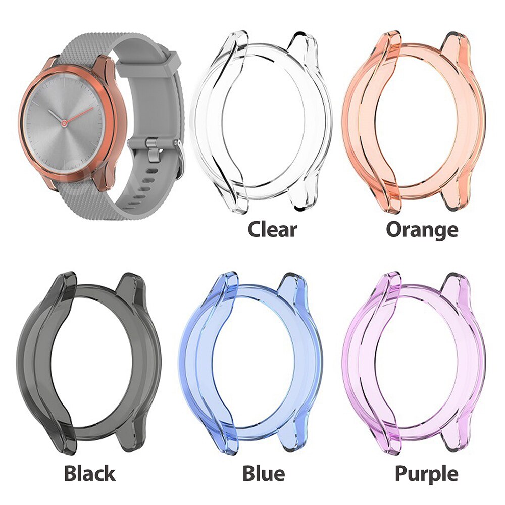 Beschermhoes Voor Garmin Vivomove Luxe Tpu Cover Slim Smart Horloge Bumper Shell Voor Garmin Vivomove Stijl