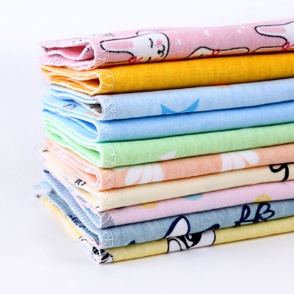 6 teile/satz Baby Lätzchen Für Jungen & Mädchen bandana lätzchen Spuck Tuch Druck Ebene Dreieck Baumwolle Baby Schal Mahlzeit CollarBurp Baby Zubehör