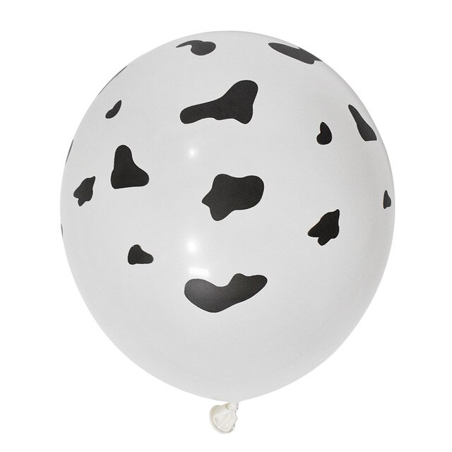 Ebene Fußabdruck Ballon Hund Pfote Tiger drucken Leopard Kuh Fünf-seitige Druck Ballon Pfote Hund Ballon Geburtstag Party Dekoration: Kühe / 10Stck