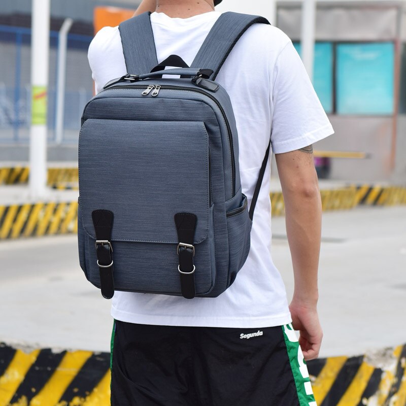 England style Nylon Men Laptop Backpacks School Travel Backpacking Backpack Male Backpack For Laptop Teenager Boys Bag