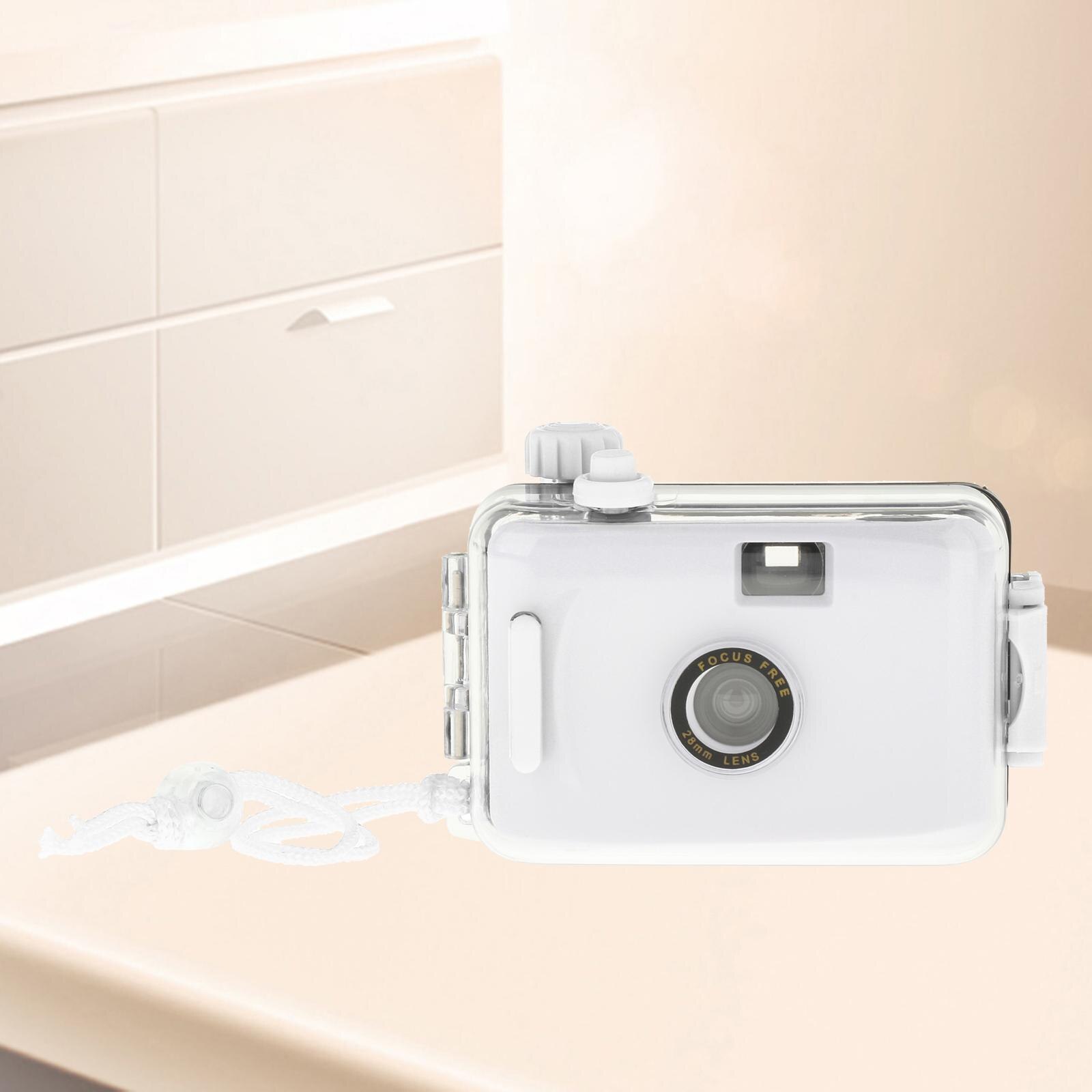 Reusable Mini Camera 35mm Film with Protective Shell Accessories Parts for Photography Snorkeling Travel Water Sports Upgraded