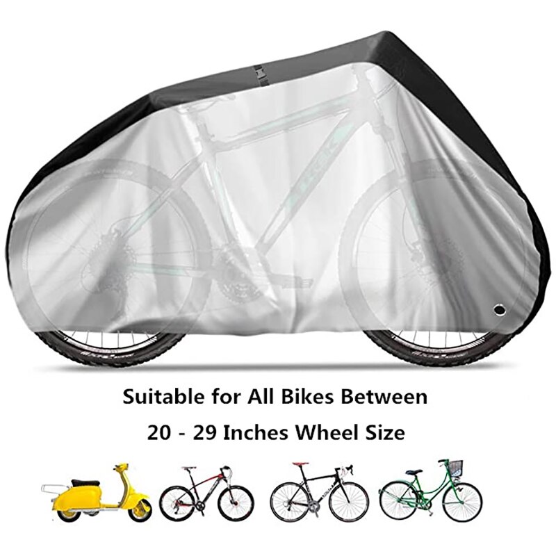 Fiets Beschermhoes S-XL Size Waterdichte Motor Fiets Cover Stofdicht Uv Beschermende Outdoor Fietsen Fiets Regenhoes: Xl