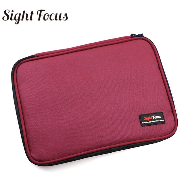 18 Slot Travel Watch Storage Box Watchband Storage Case for Apple Watch band Strap Organizer Watch Holder Black Display Case Box: Wine Red