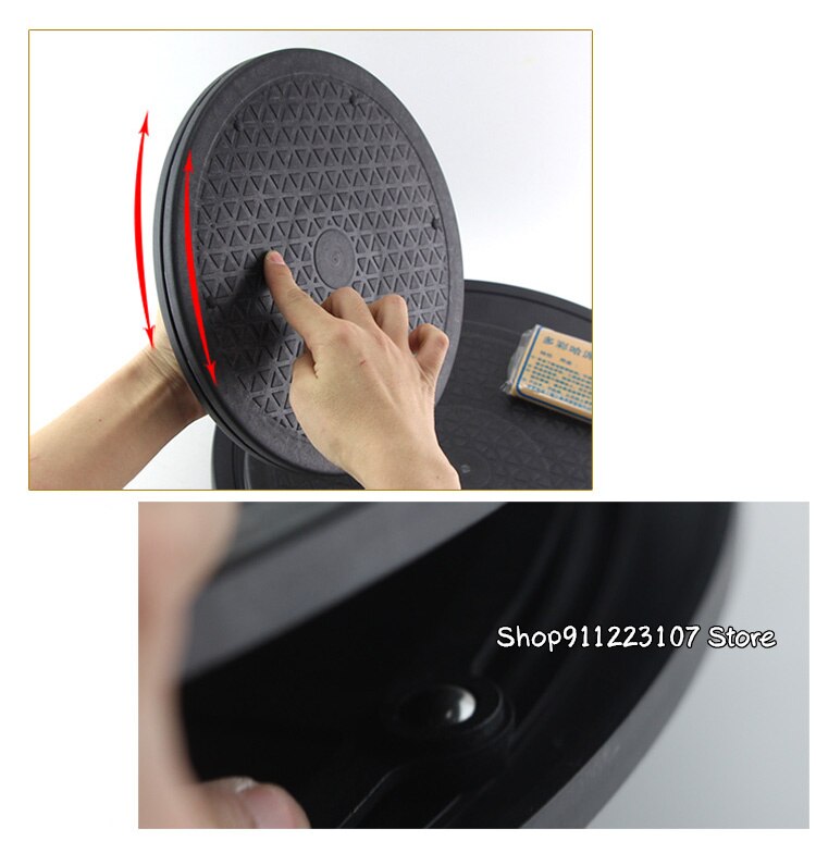 25CM/30CM/40CM Black Plastic Turntable pottery Clay Sculpture Tools Hand-made diy plastic clay tools