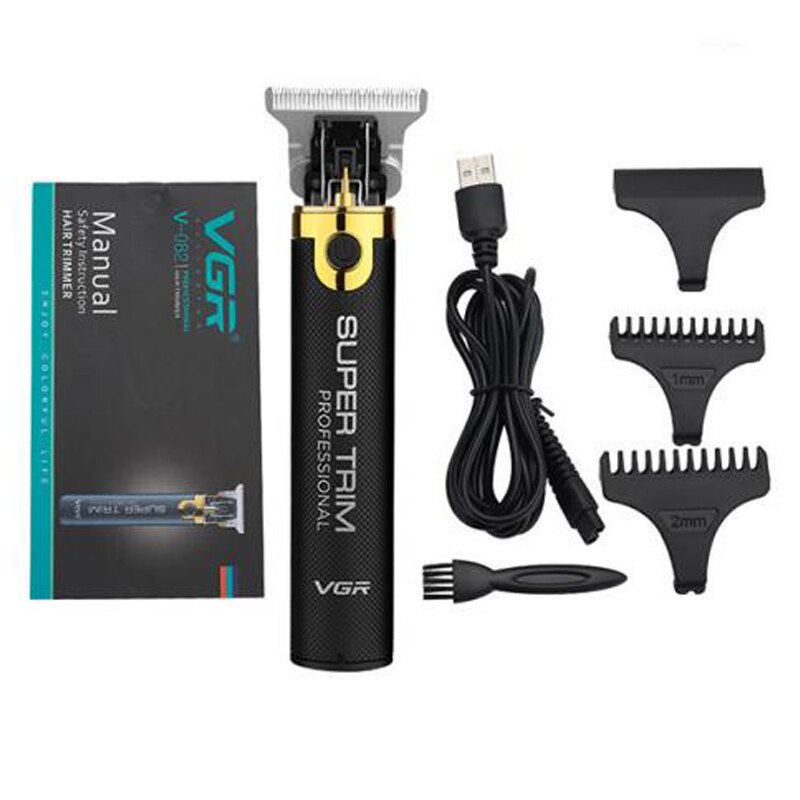 Cortadora de pelo de 0mm, cortadora de pelo con huecos, maquinilla de afeitar, barbero, máquina de corte, afeitadora inalámbrica recargable para hombres