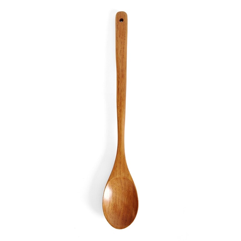 Cuillère géante en bois de 16.5 pouces, à Long manche pour cuisiner et remuer les ustensiles de cuisine