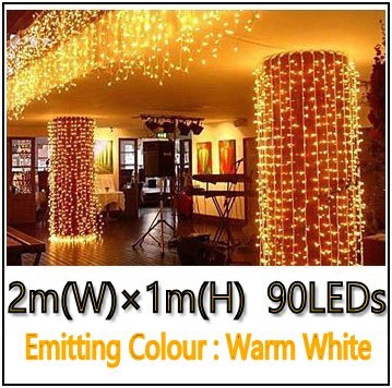 3*3m 300 leds led gordijn lichtslinger led kerst slinger feest patio raam decoratie kerstverlichting bruiloft verlichting  eu 220v