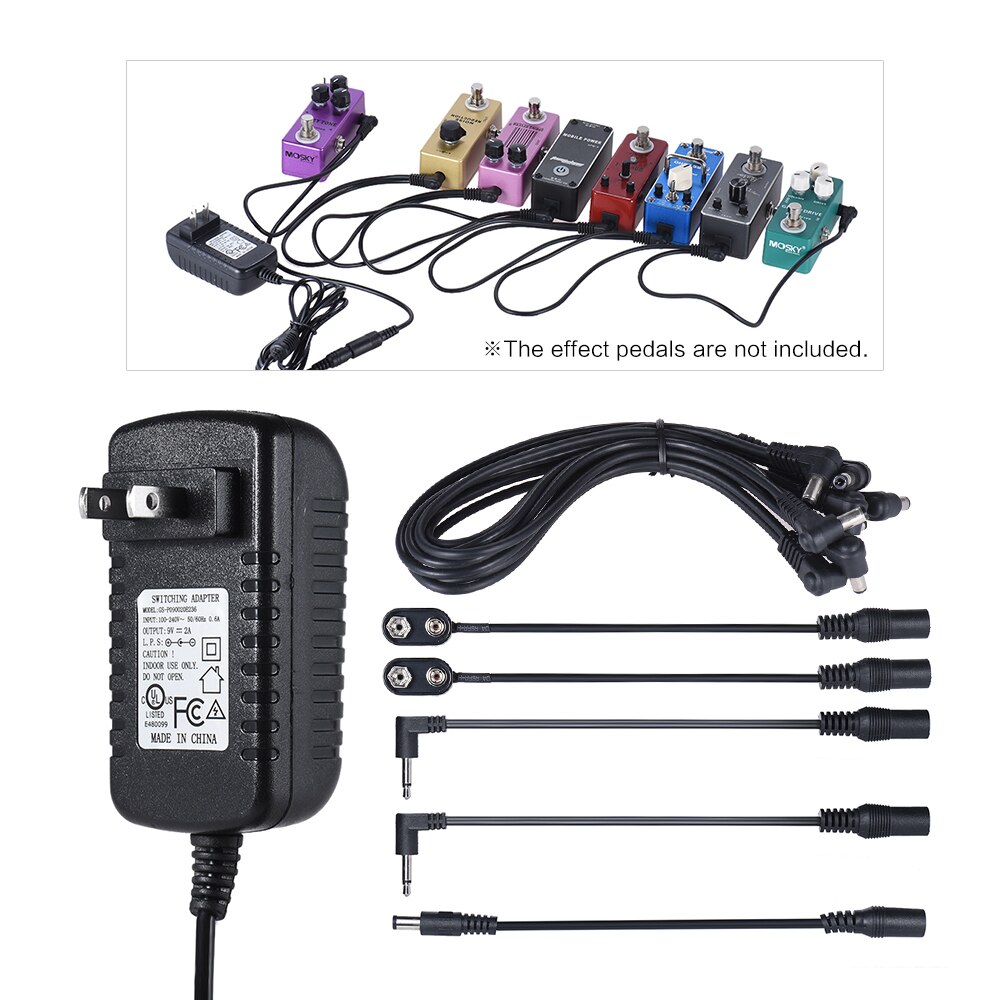 Aroma AHAR-3 Harmonizer Harmonist/Tonhöhe Schalthebel Elektrische Gitarre Effekt Pedal Mini Einzigen mit True Bypass Energie Kabel
