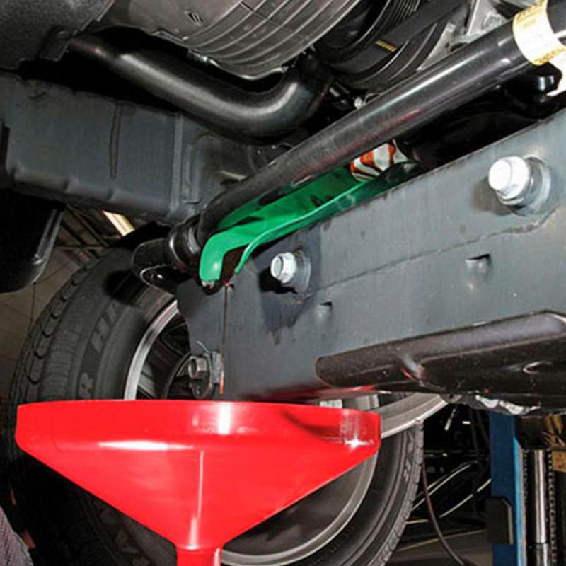 Traktor tankning fleksibelt sammenklappeligt guide værktøj praktisk motor flydende motorcykel til bil lastbil genanvendelig olie dræningstragt
