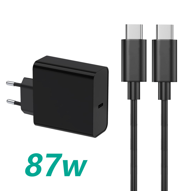 45W 65W 87W 20V 3.25A USB Type C PD Charger USB C Power Laptop Adapter for Macbook Pro 12 13 Huawei Matebook HP DELL Notebooks: black