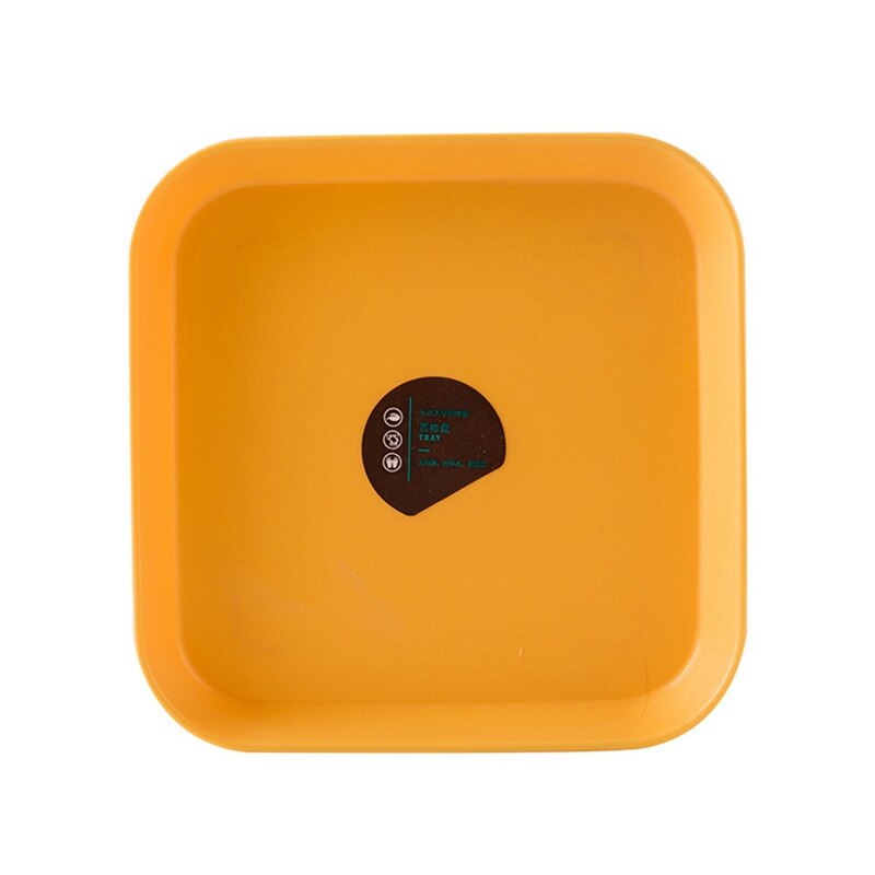 6Inch Small Dish Salted Vegetable Plates Desktop Spitting Bone Dish Snack Fruit Cake Dish Dining Table Garbage Dish Round/Square: Y2