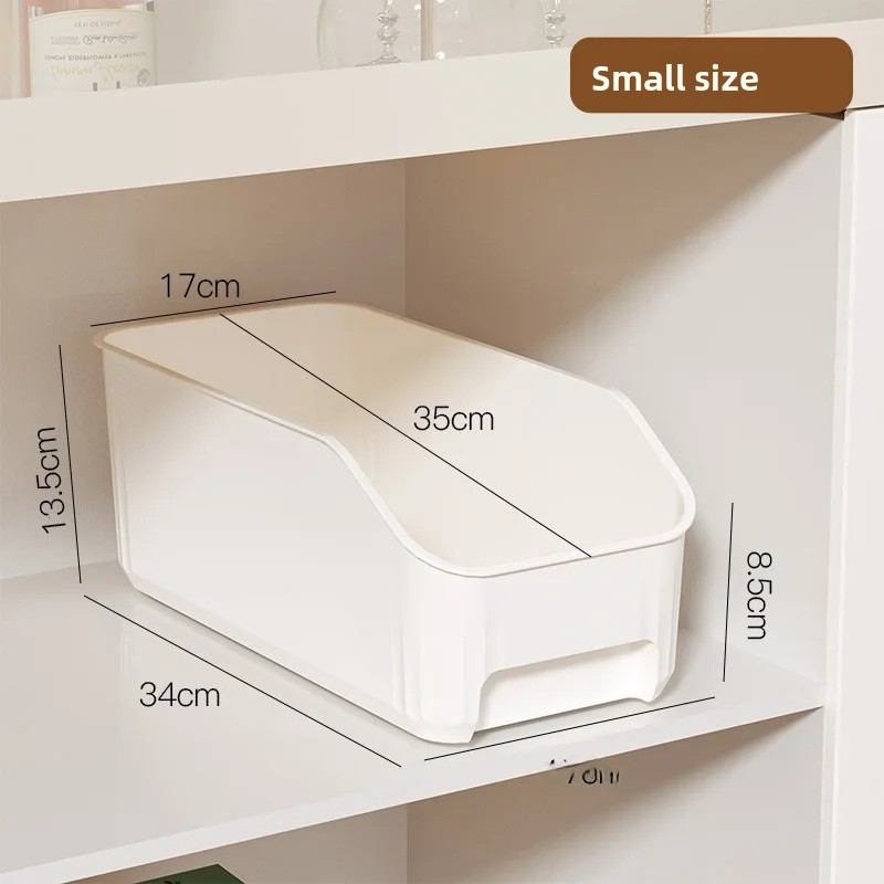 Oppbevaringskurv for baderomskjøkkenskap diverse snacks krydderkurv hylle hjem organisering kurv plastmateriale: Grønn