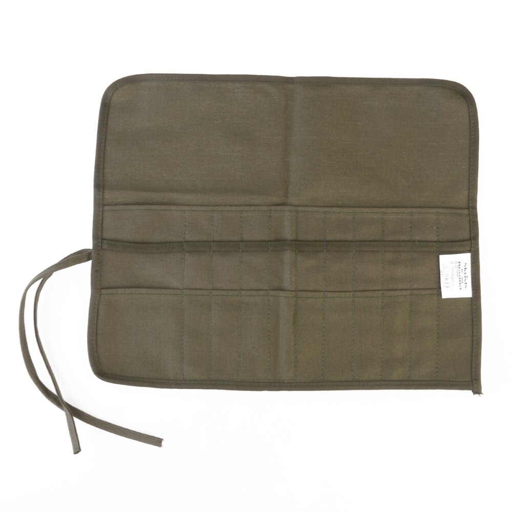 Kunstschilderkwast oprolbare tas houder (groen): Default Title