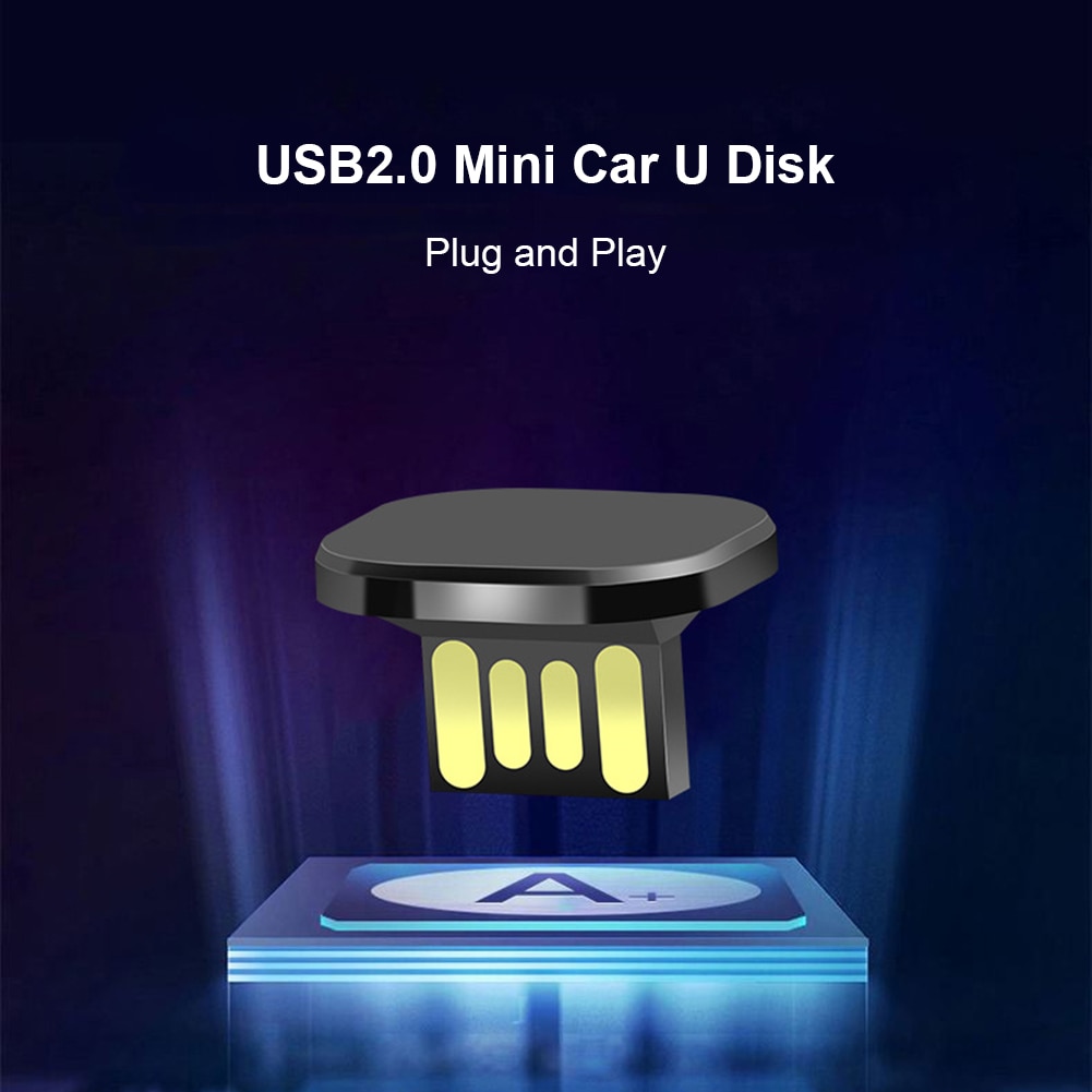 Built-in music, Mini Short Car U Disk Pendrive USB Flash Drive Memory Stick USB2.0 Short UDP Udisk Chip Flash 16GB 32GB 64GB