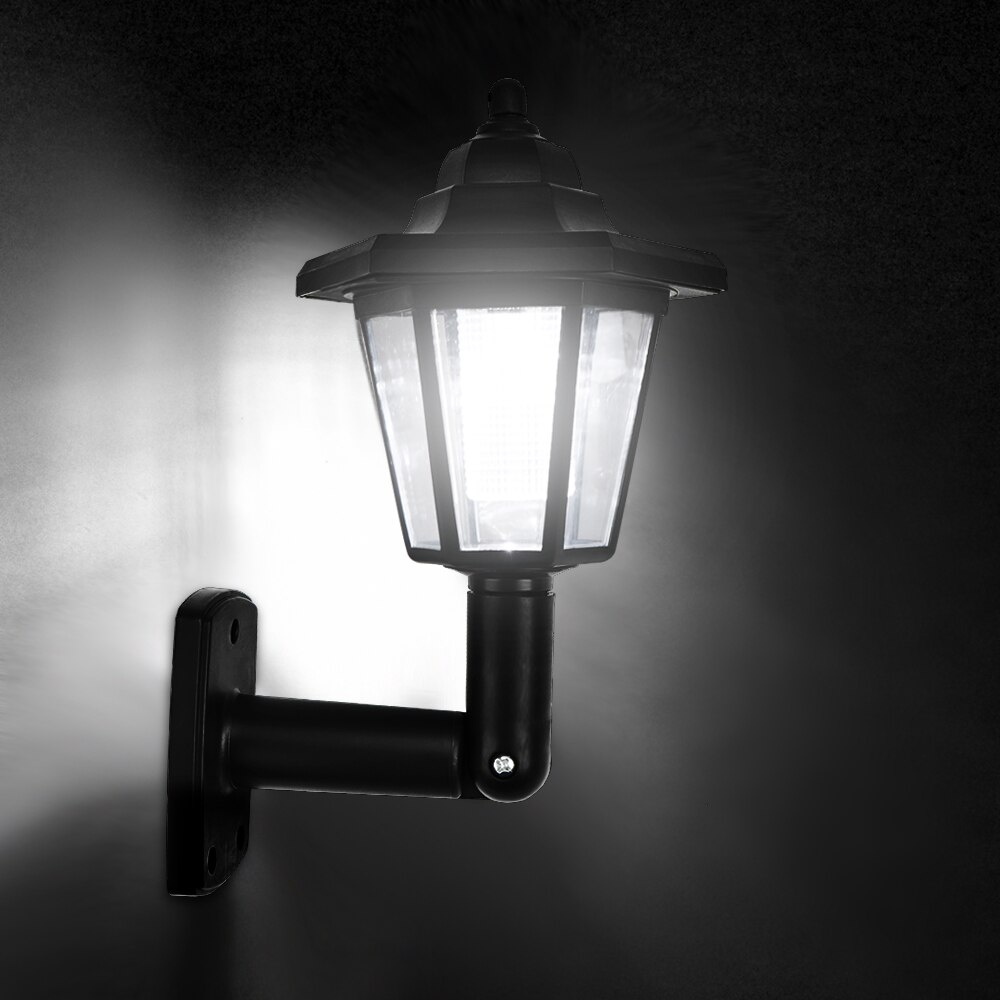 Konesky 2 stks Waterdichte Solar LED Wandlamp Zeshoekige Licht Koel Wit Auto ON/OFF Nachts Voor Outdoor landschap Tuinhek
