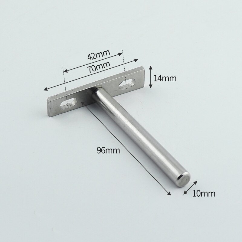 10Pcs Floating Brackets Concealed Mount Invisible Blind Shelf Supports Brackets for Home Wall DIY Wood Shelves