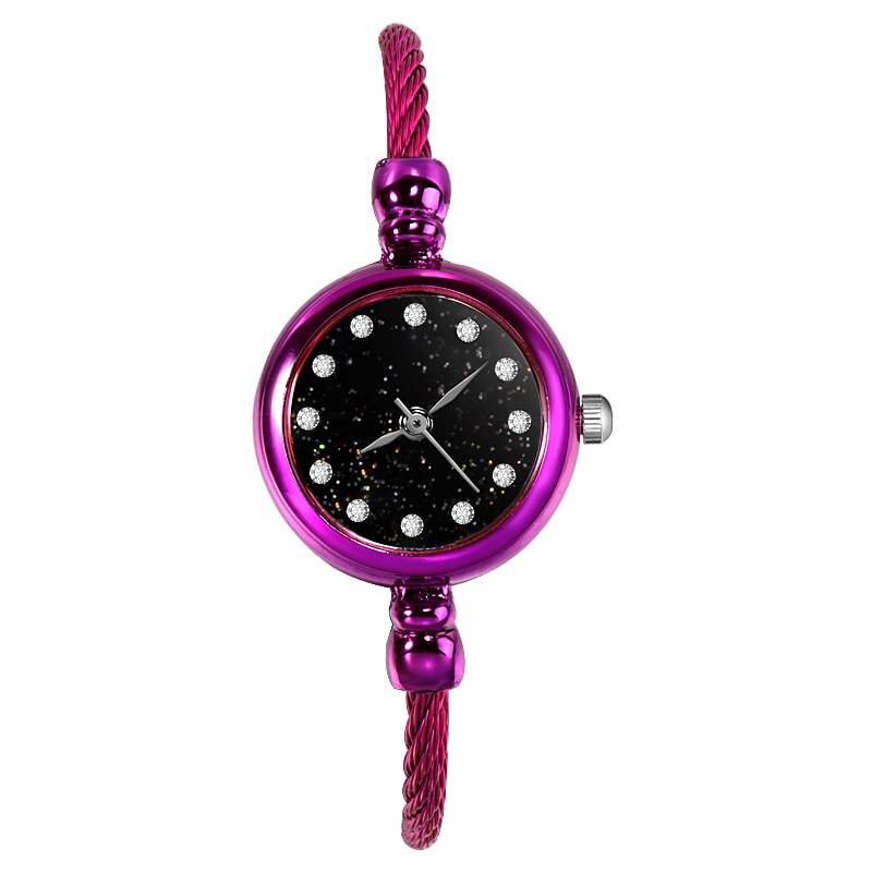 Soxy dameure damer simple wire armbånd urkæde kvindelig kjole pige relogio feminino reloj mujer
