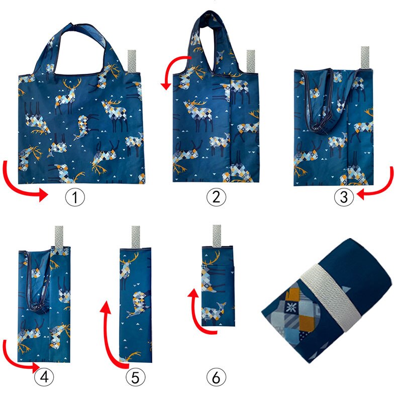 Dikke Opvouwbare Boodschappentas Opbergtas Grote Capaciteit Herbruikbare Boodschappentas Eco Vriendelijke Supermarkt Waterdichte Schoudertas 2022