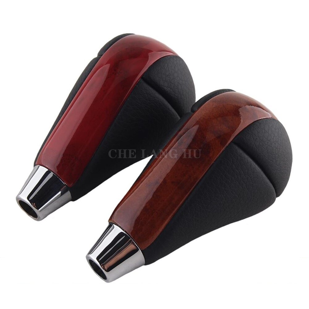 Leather Chrome Automatic Gear Shift Knob For Lexus IS200 IS250 IS300 IS350 2005 2006 2007