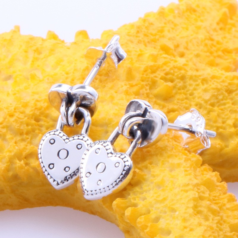 100% 925 orecchini in argento piatto squisito lucido amore blocco piastra orecchini signore regali di nozze gioielli femminili di moda