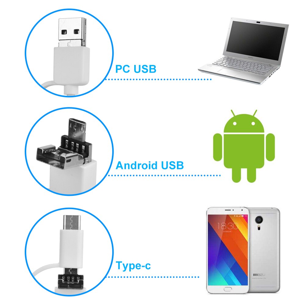 Android otoskop öra hälsovård inspektion video visuell kamera  hd720p trådlös 3 i 1 endoskop kamera för öron hälsa