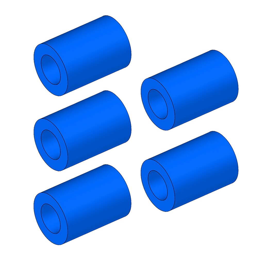 5 Stuks Kabel Wrap Fiets Kabel Protector Fiets Frame Protector Soft Nuttig: RC120 Blue