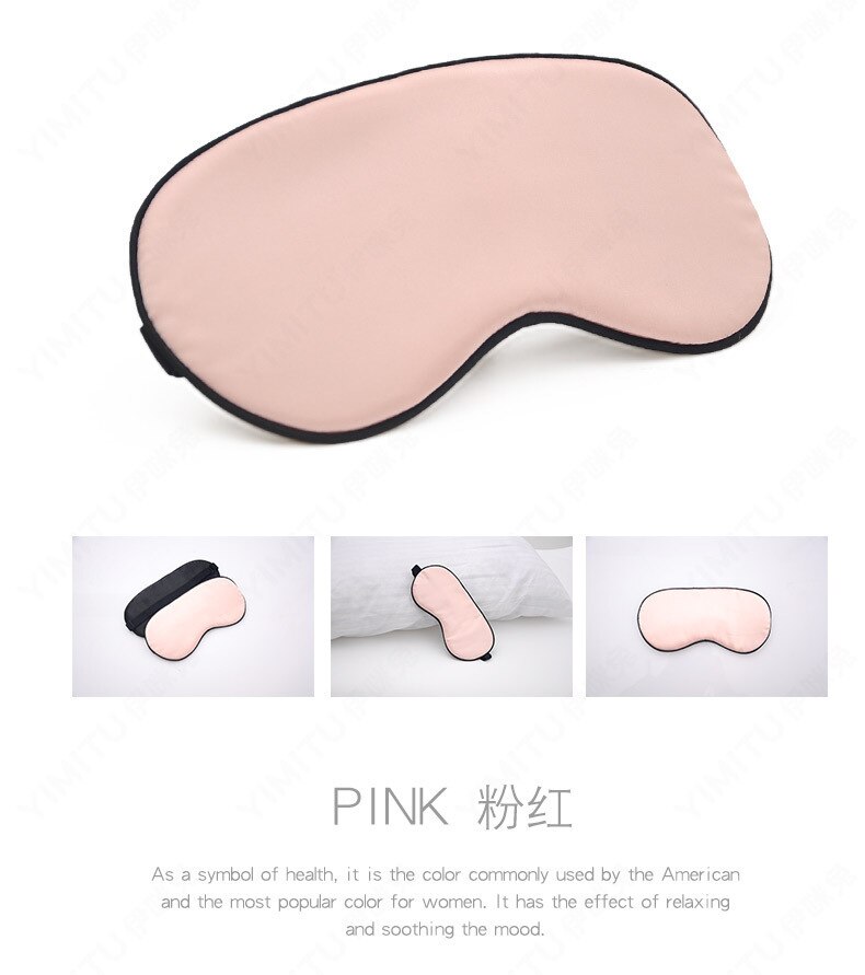 Topptyg ögonskydd bra material andas mjuk och silkeslen ögonskugga för resande damer bra sova  t0115 hon