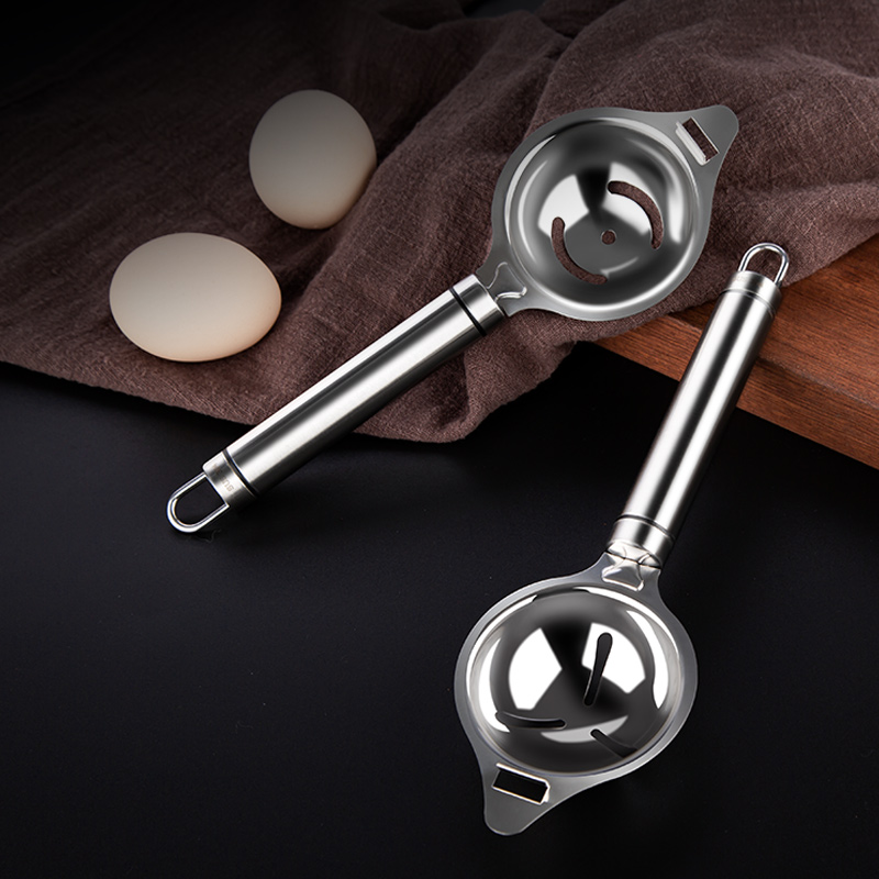 GIANXI Egg White Separator Stainless Steel Yolk Filter Separating Eggs Baking Funnel Spoon Divider Kitchen Accessories