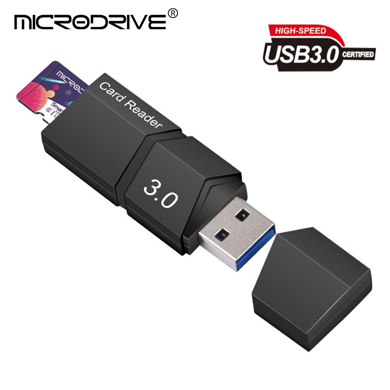 Micro Sd Tf Met Gratis Adapter Microsd-kaart 32Gb 64Gb 128Gb Micro Sd Kaart 8Gb 16gb Geheugenkaart Cartao De Memoria: USB3.0 card reader