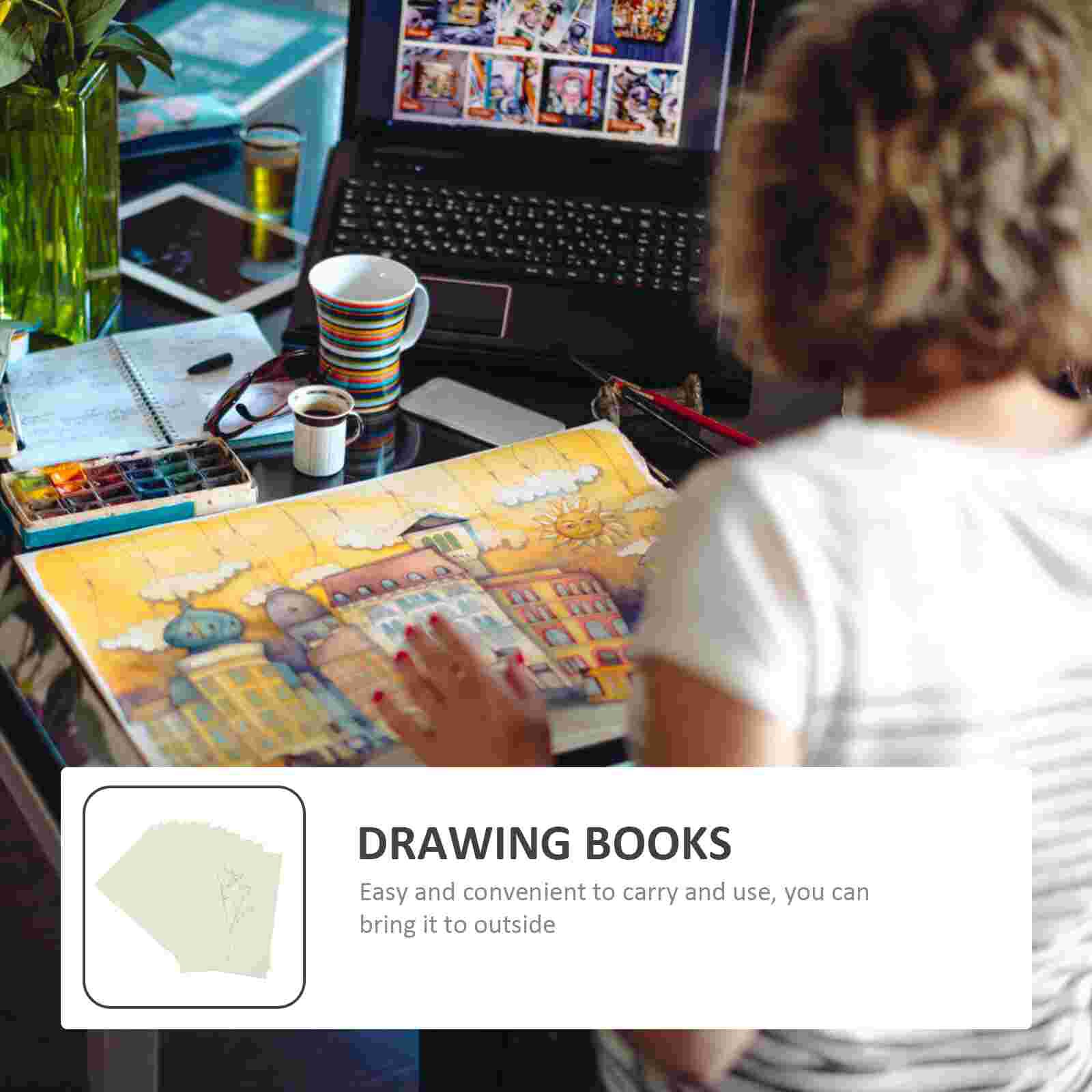 Flower Themed Coloring Book Drawing Book Portable Graffiti Book